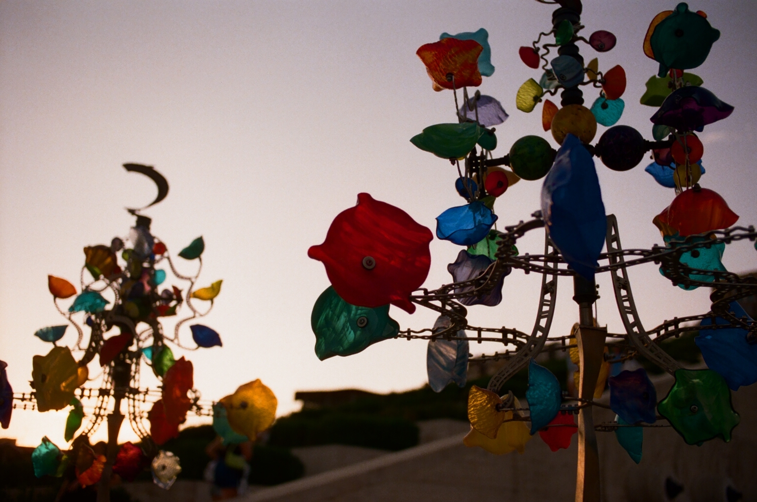 Film photograph — yerevan statues