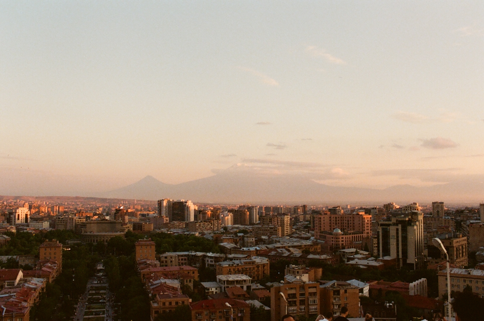 Film photograph — yerevan view