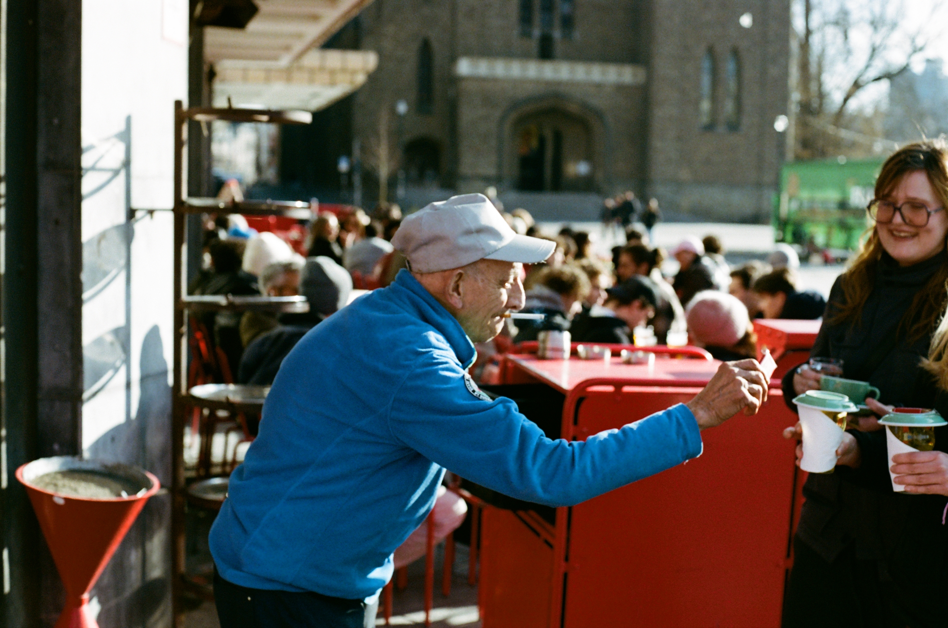 Film photograph — flagey